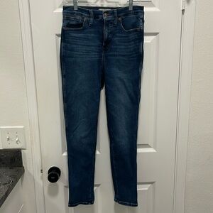 Madewell Stovepipe Jeans in Pendleton. Size 29